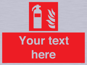 Custom Fire extinguisher Sign